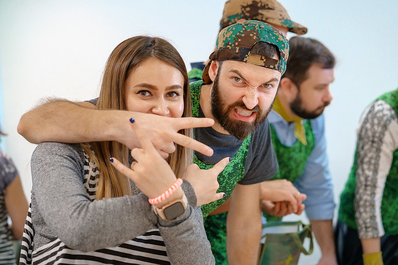 Корпоратив на День строителя в Kostanay с уличными активностями